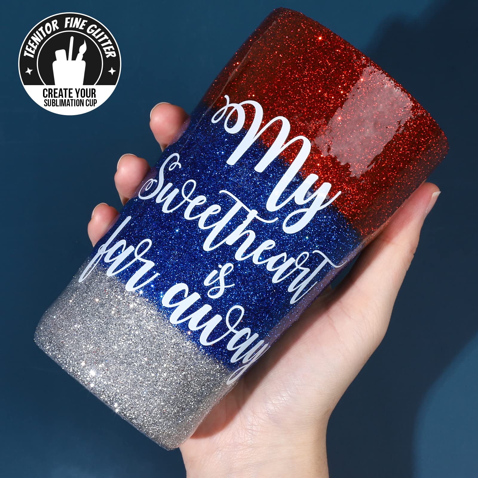 Teenitor color swatch glitter set to plan makeup and crafts