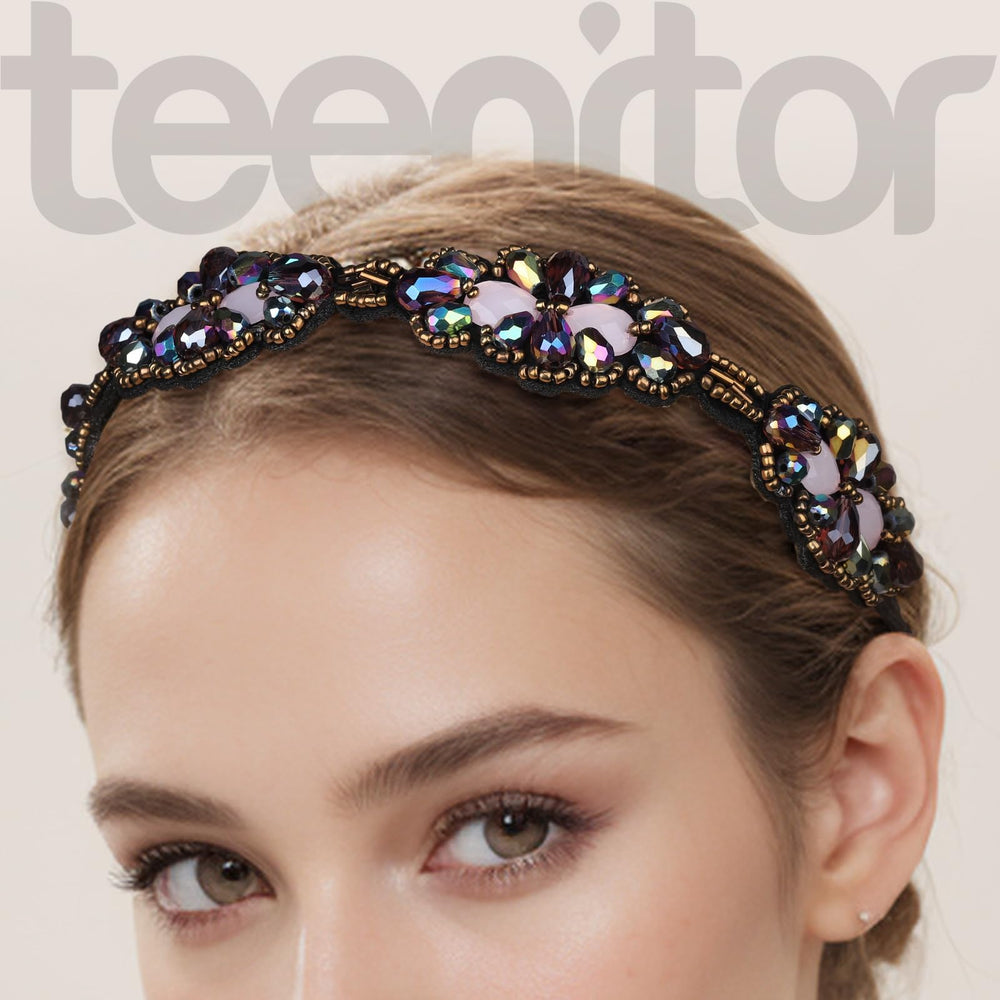 Teenitor daily glam headband for versatile hair styling.