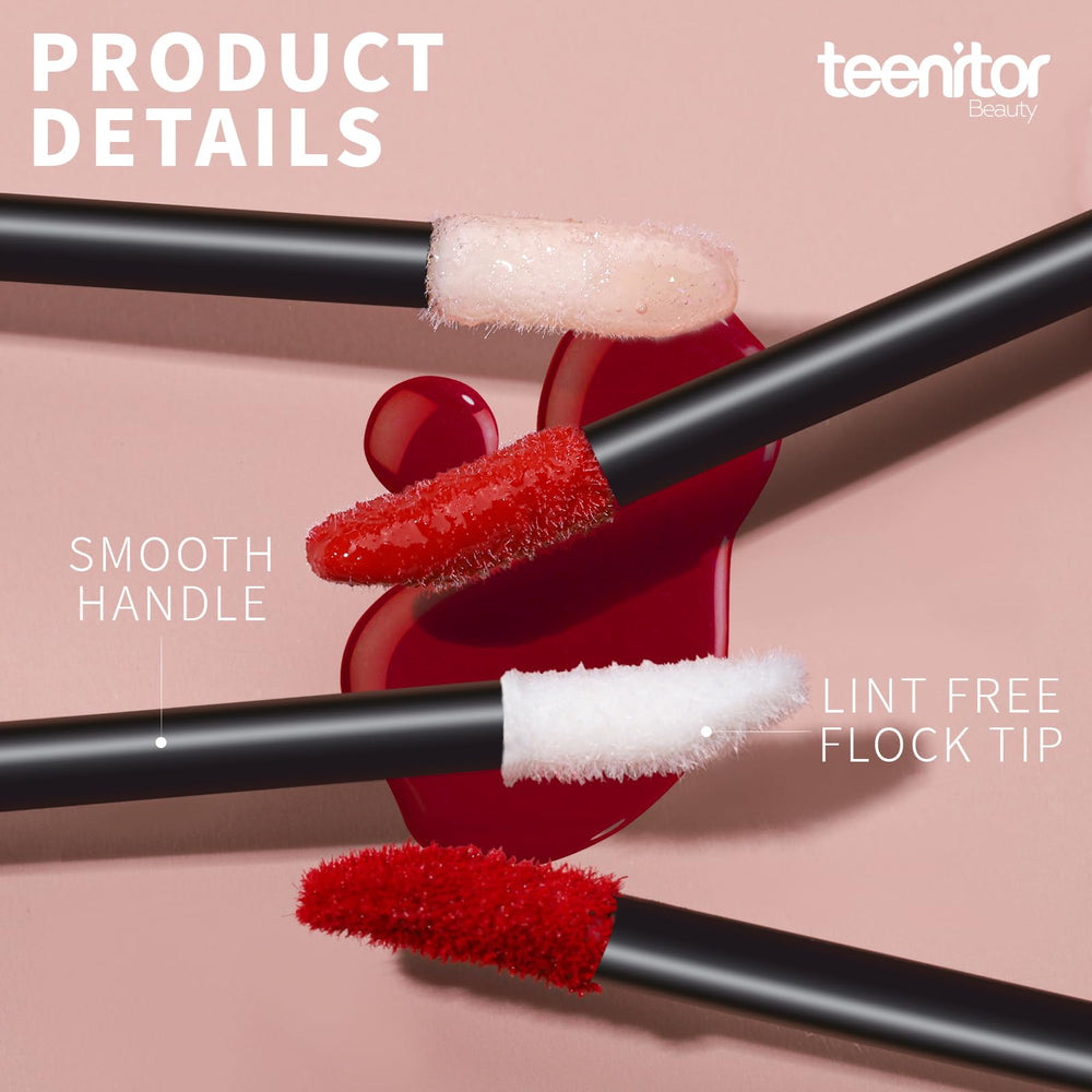 Teenitor disposable lip wands support precise edge cleaning and nail-care tasks.