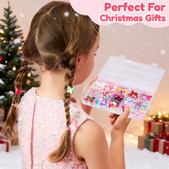Teenitor kids press on nails with 12 sizes and adhesive tabs for a snug fit