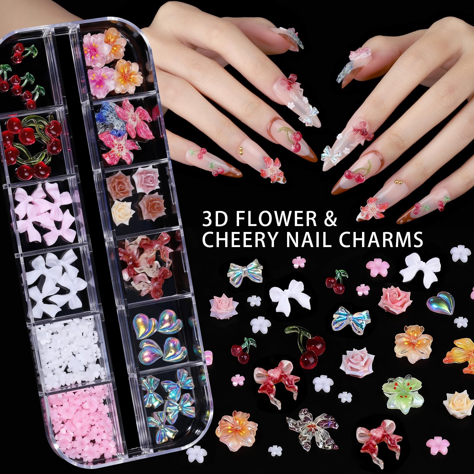 Teenitor dual-ended nail dotting tools for varied patterns and textures.