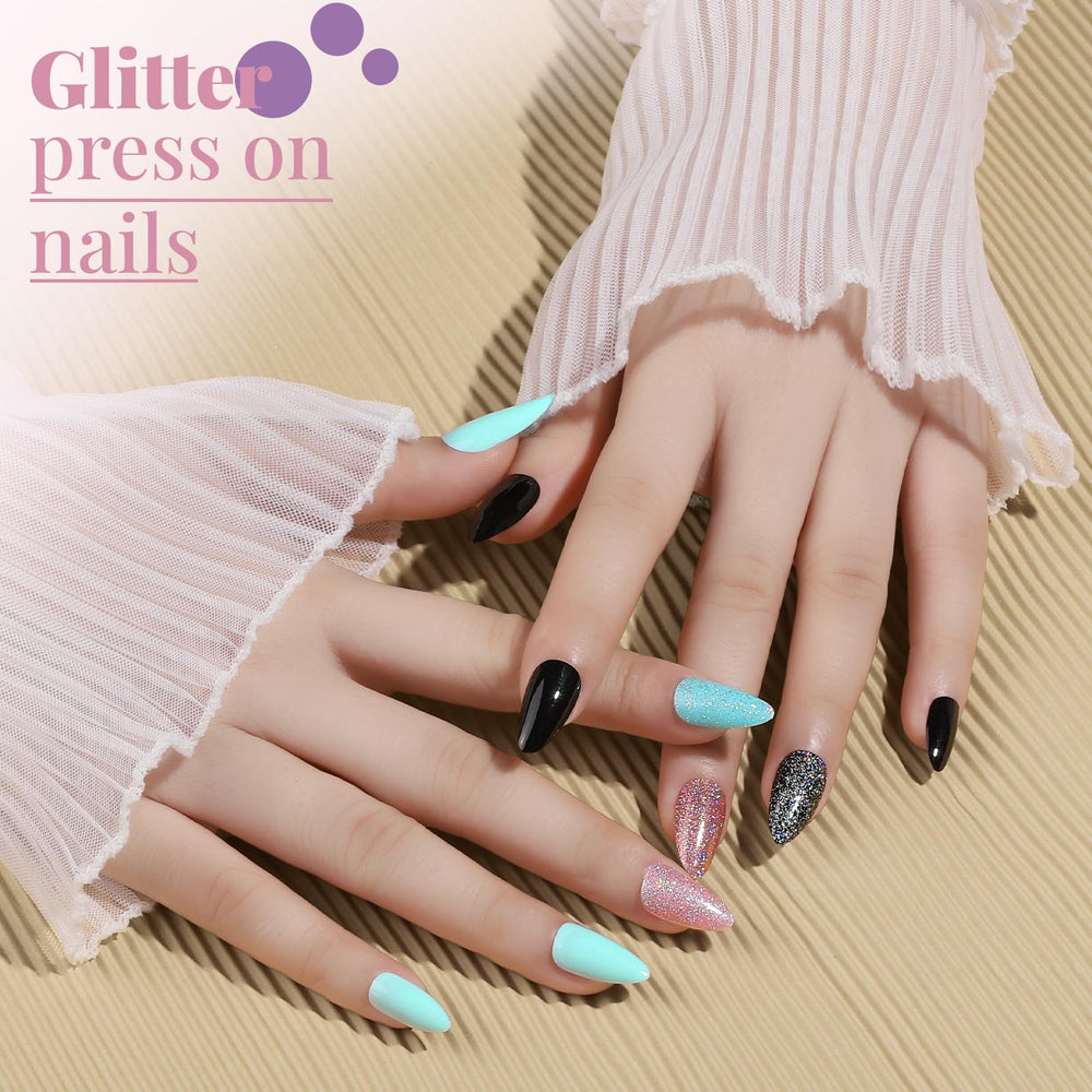 Teenitor nail glue and adhesive tabs ensure flexible wear from daily to special occasions.