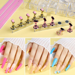 Teenitor adhesive putty: repositionable support for nail tips during decorating.
