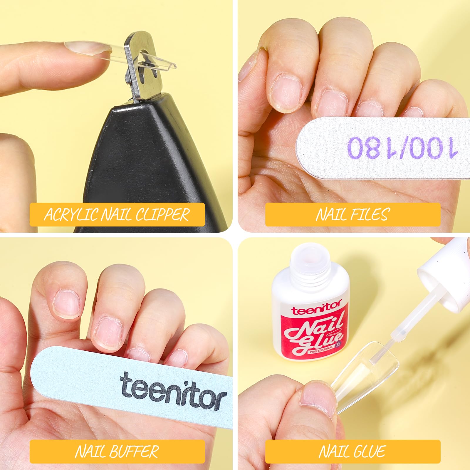 Teenitor glitter and rhinestones: sparkling decorations for creative embellishments.