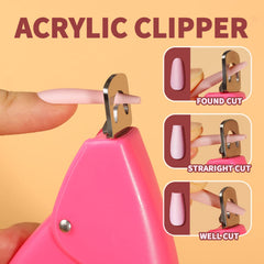Teenitor professional acrylic nail clipper for clean cuts on nails.