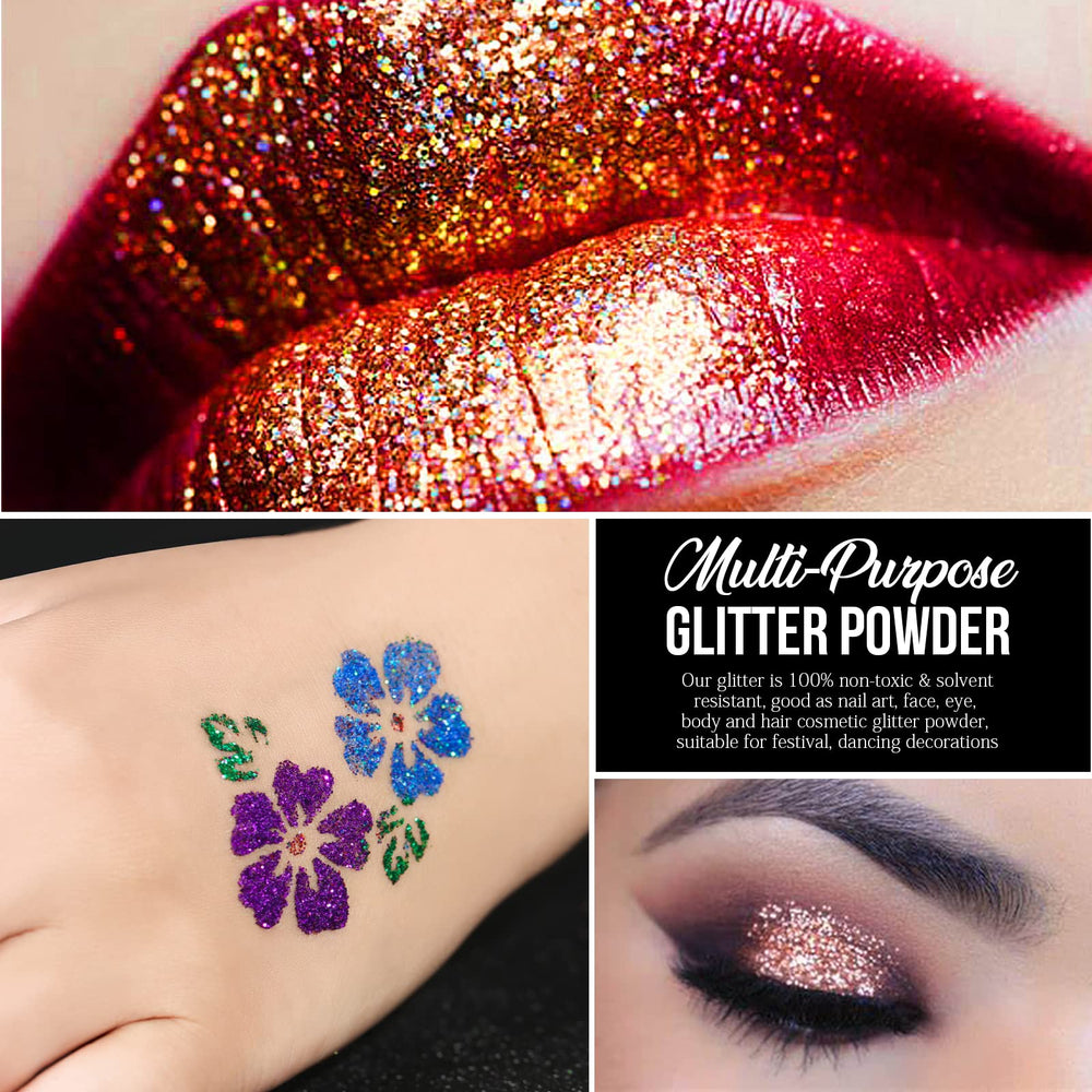 Teenitor resin crafting glitter for creative projects and resin art