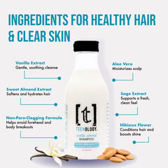 Teenology ingredients aloe sage vanilla-bean highlight natural extracts nourishing hair