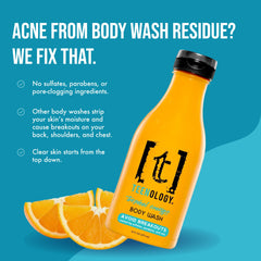 Creamy lather from Teenology Teen Body Wash delivers gentle cleansing