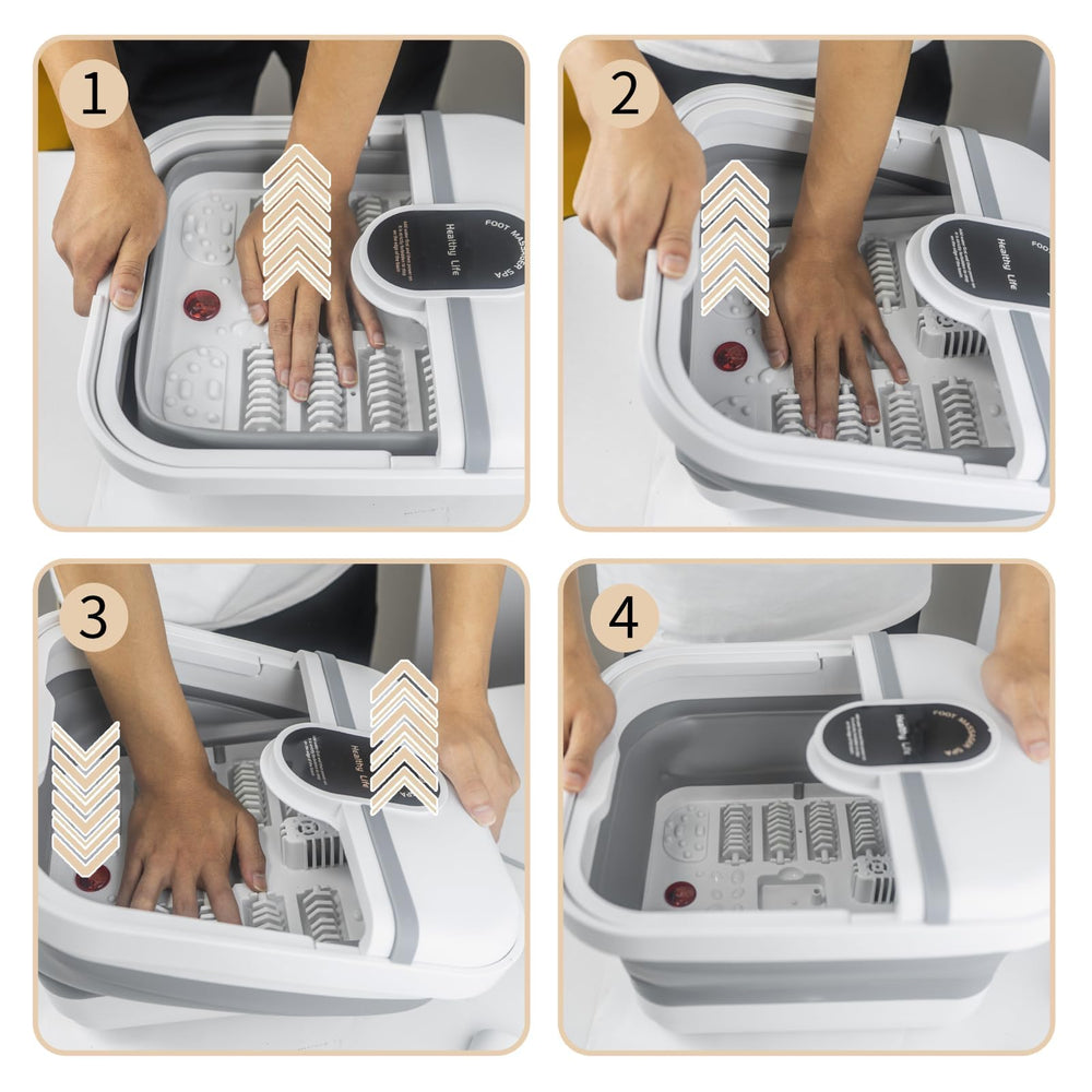 teepten foot spa one-click switch makes setup quick and easy