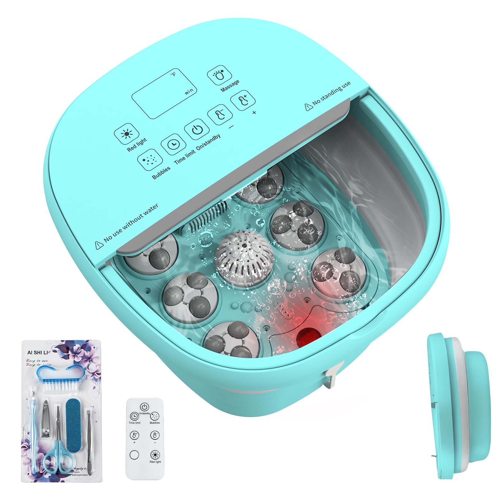 teepten foot spa-heat warms feet for cozy at-home relaxation