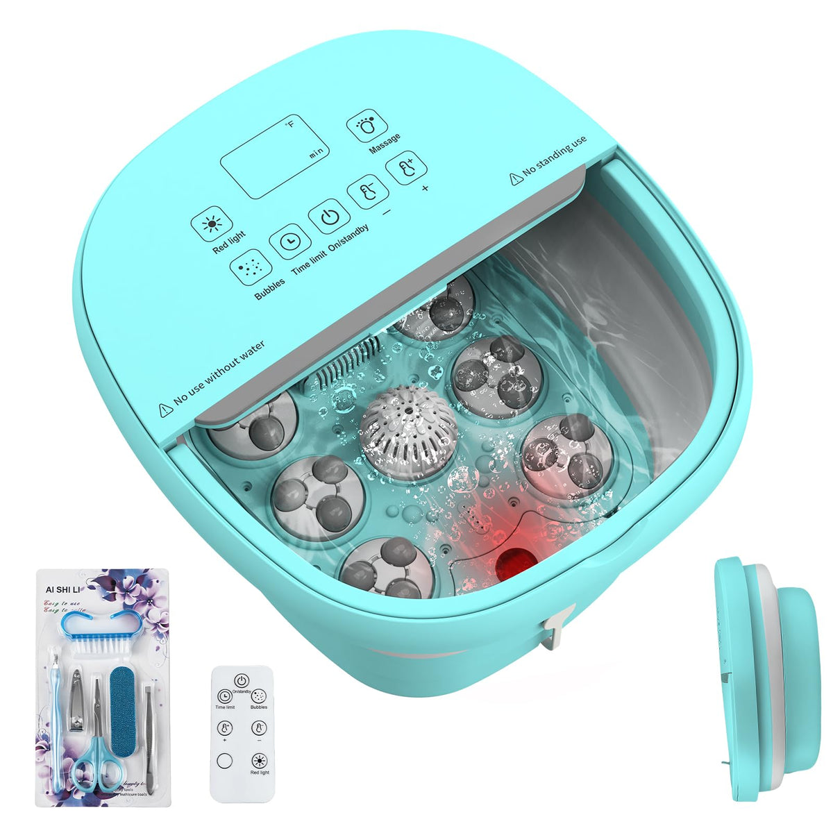 teepten foot spa-heat warms feet for cozy at-home relaxation