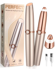 TeethBliss eyebrow trimmer with rose-gold design offers precise brow shaping and a stylish finish.