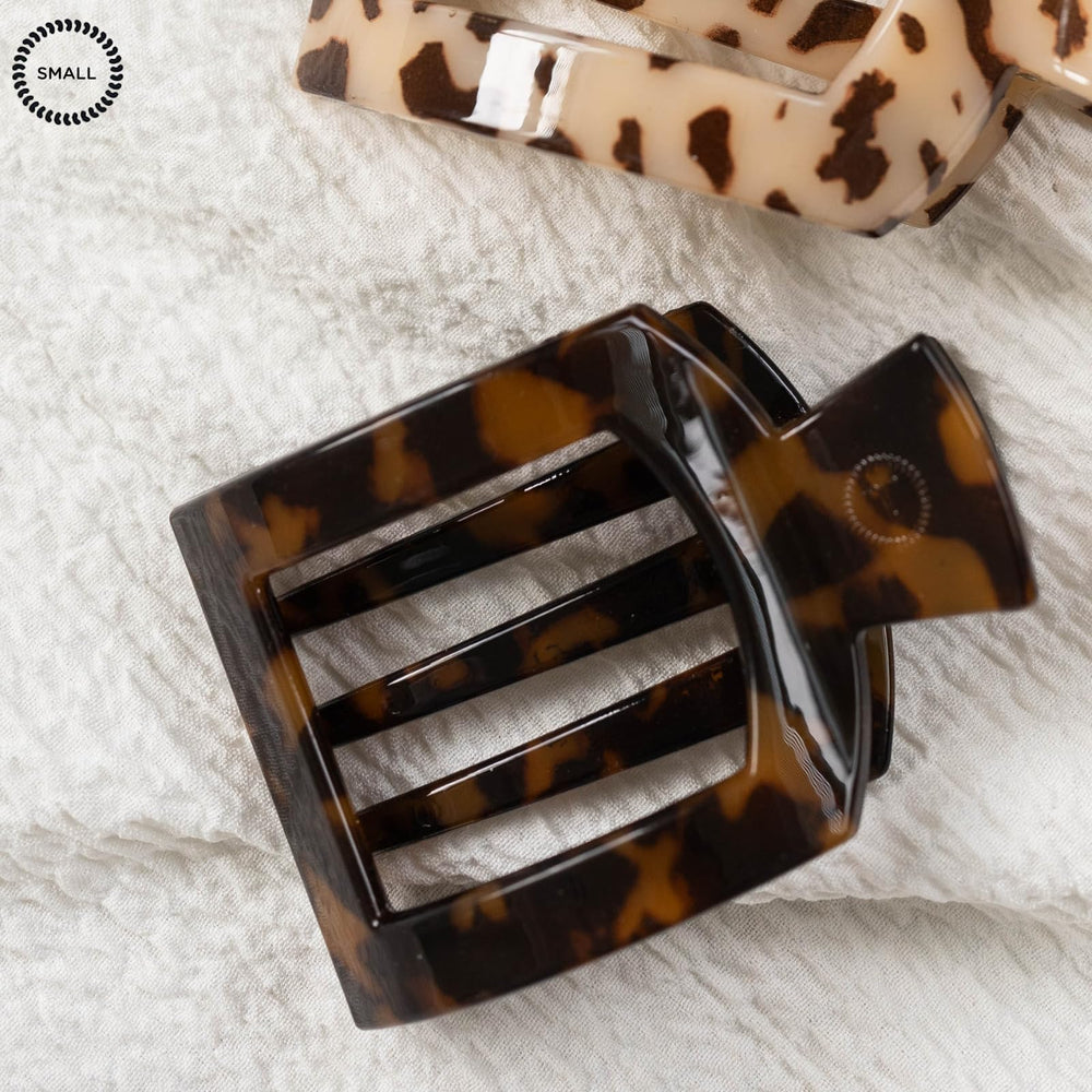 Teleties flat square clip ideal for driving comfort and steady hold