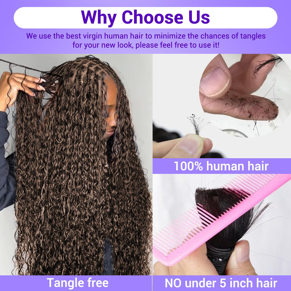 Temlux bulk loose bundles enable fuller boho styles.