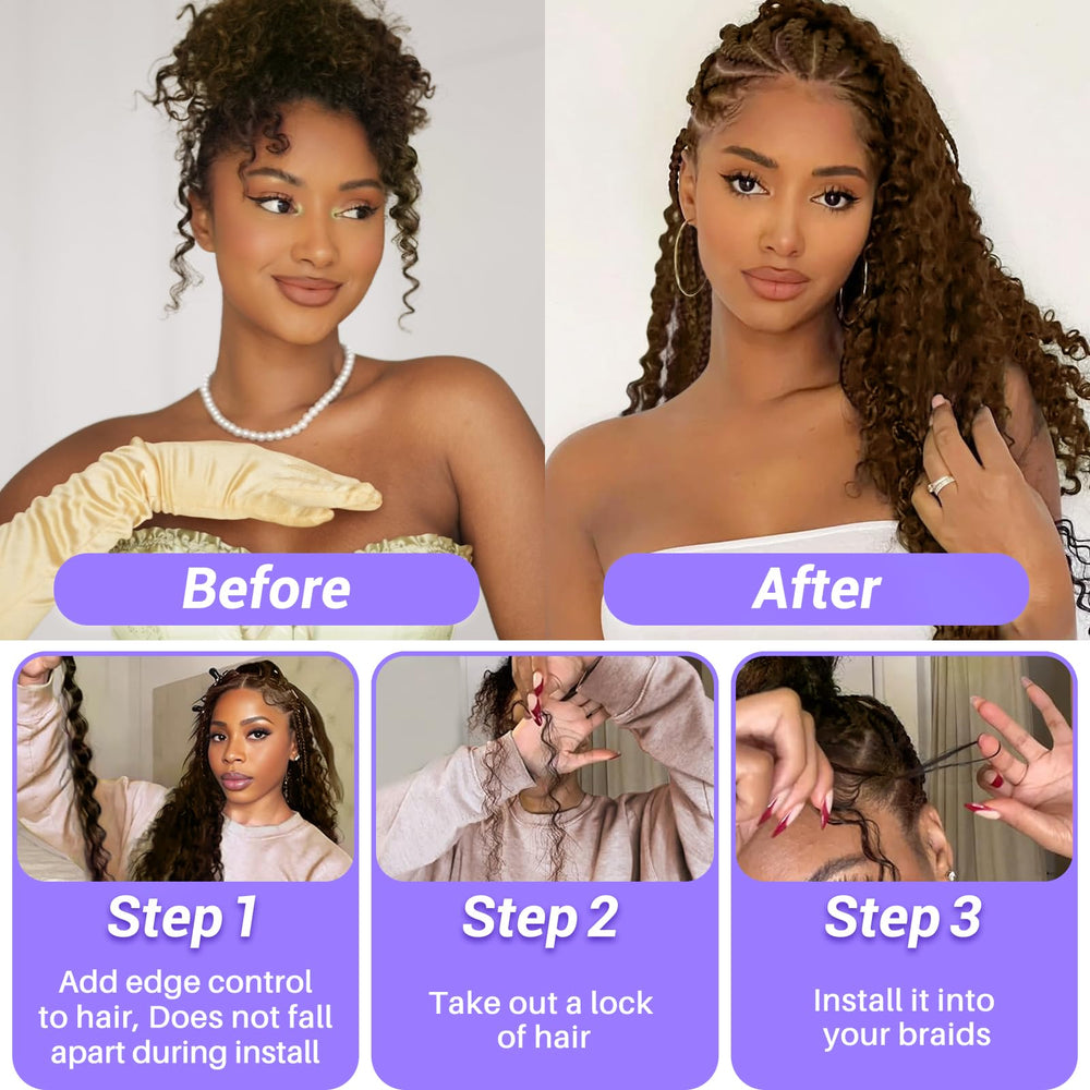 Temlux lightweight braiding hair enhances scalp comfort during wear.