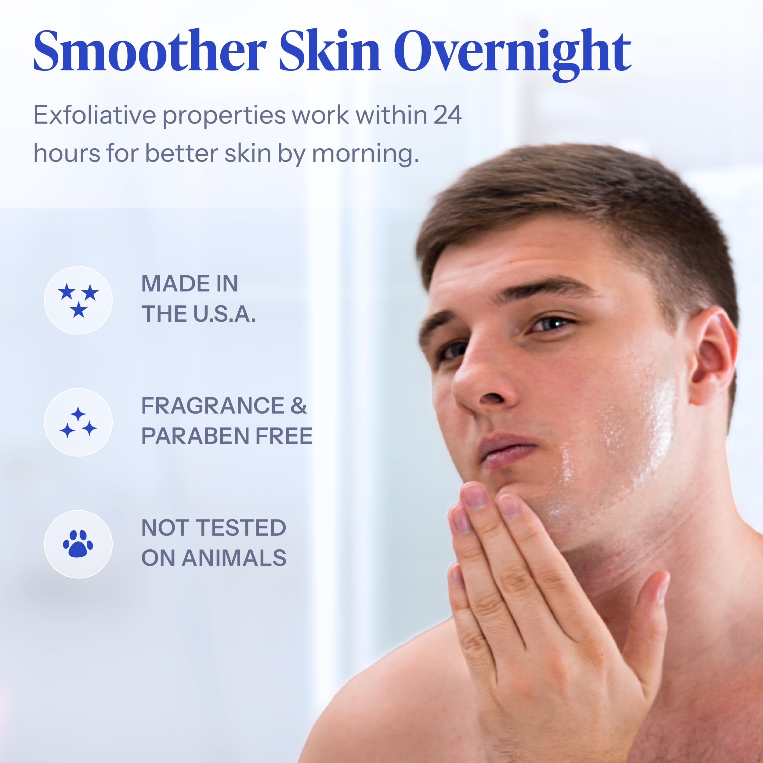 Tend Skin Air Shave Gel razor-glide-smooth-skin emphasizes a soft, clean pass.