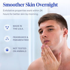 Tend Skin facial toner micro-peel demonstrating glow with regular use.