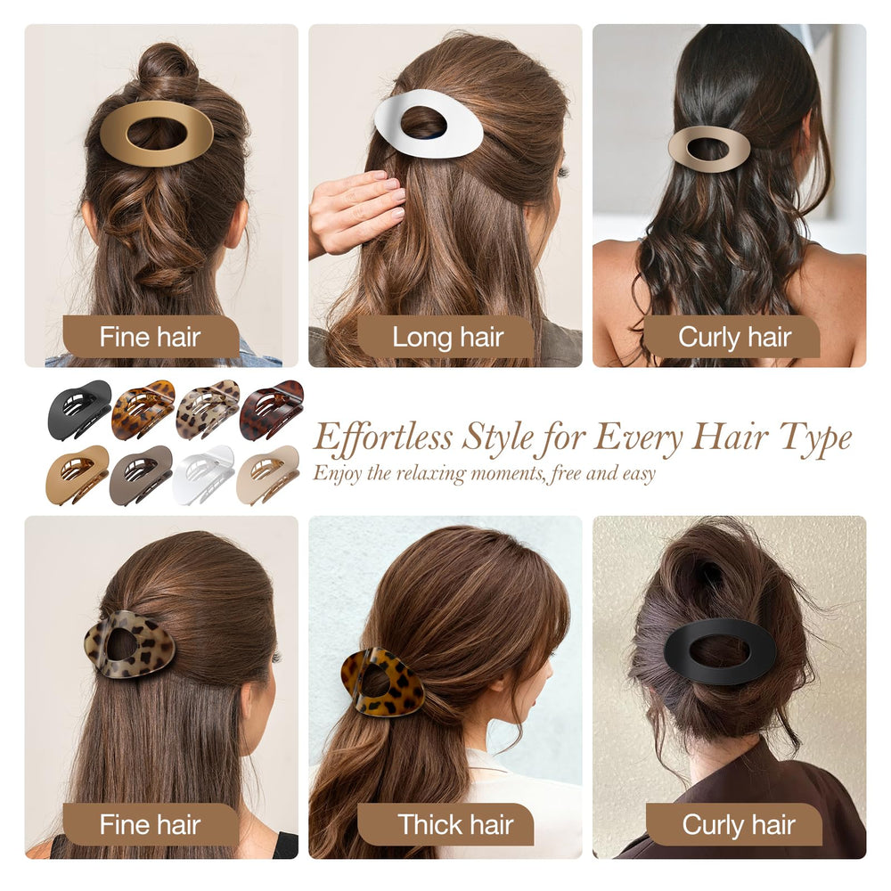 Tengantongda flat clips in bag for quick touch-ups anywhere.