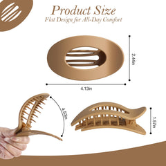 Tengantongda clip gripping thick hair for a secure, comfortable hold.