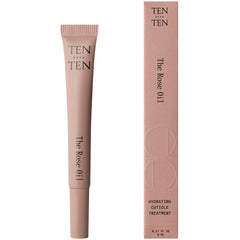 Tenoverten Rose Oil Cuticle Treatment bottle for moisturized cuticles and healthier-looking nails daily