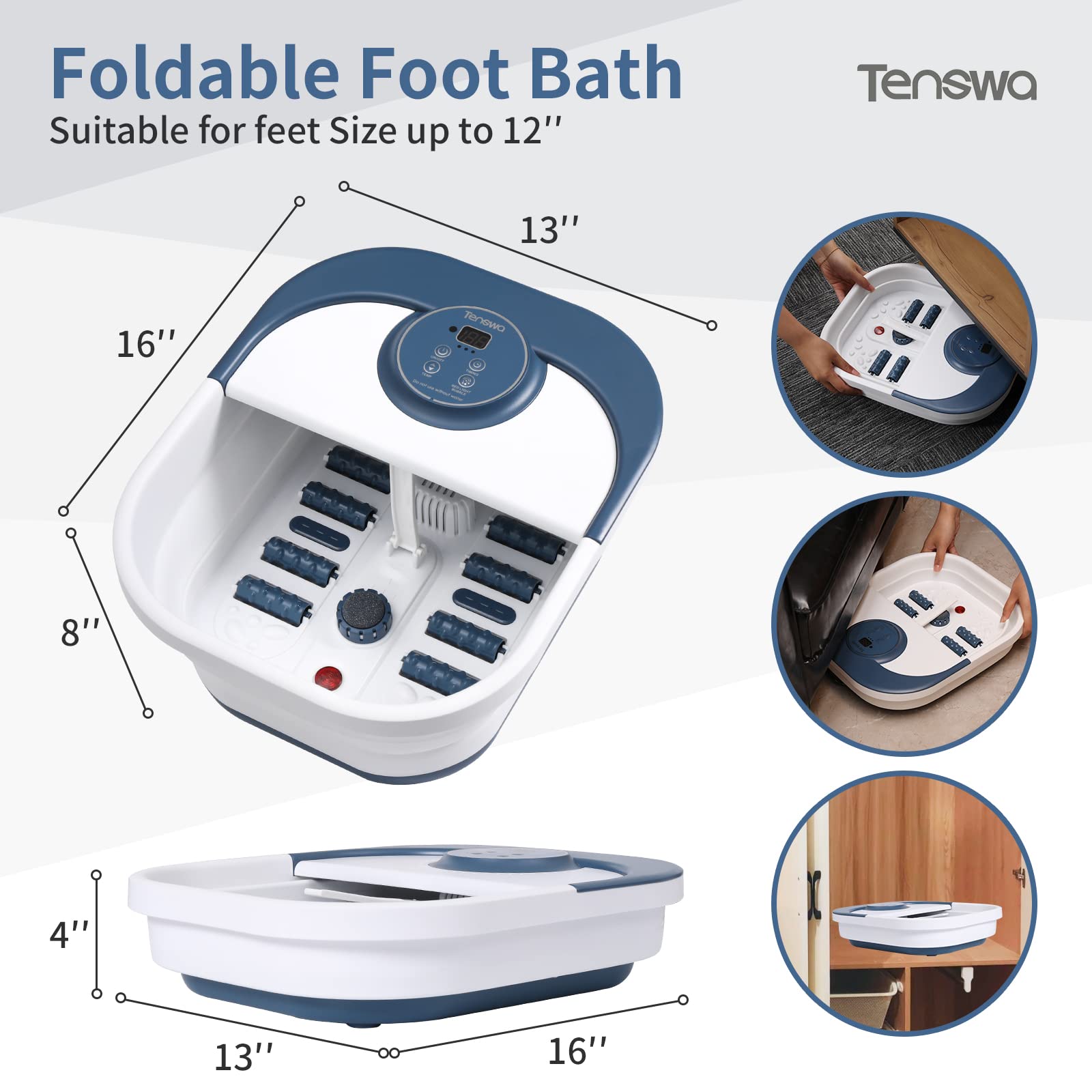 Tenswa medicine box pumice stone attachment for bath additives and skin smoothing.