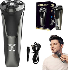 Teotopoa Snapbuy razor 4D floating head delivers a precise shave around contours.