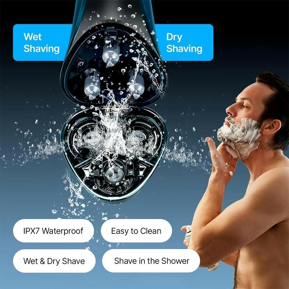 Teotopoa Snapbuy razor IPX7 waterproof for shower-ready wet shaving.