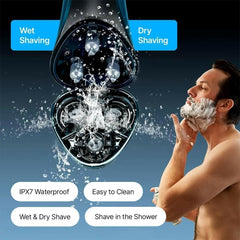 Teotopoa Snapbuy razor IPX7 waterproof for shower-ready wet shaving.
