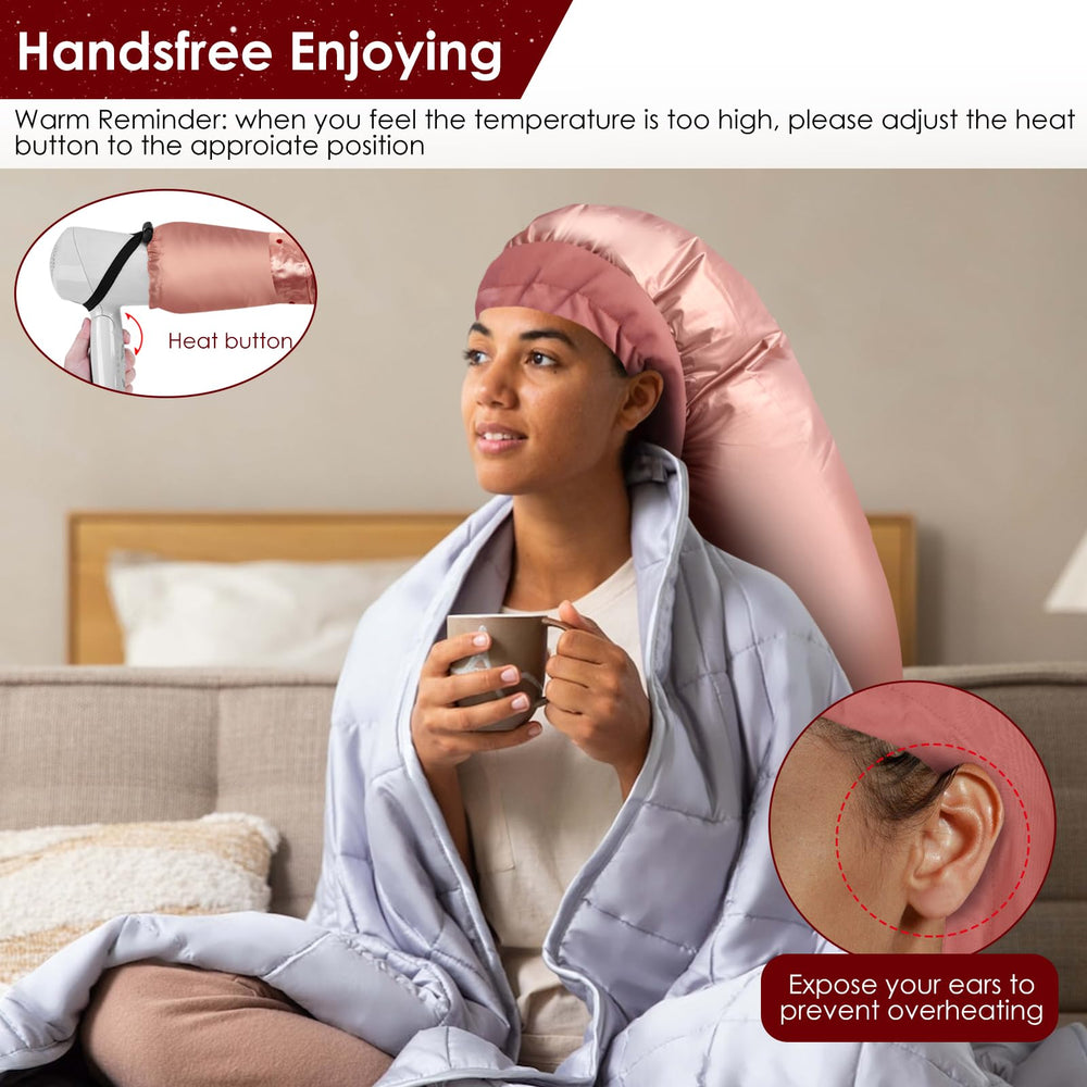 TEPENAR portable bonnet includes travel bag for on-the-go styling