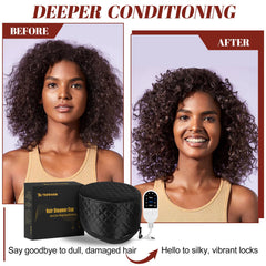TEPENAR Hair Steamer cap removable liner for easy cleaning