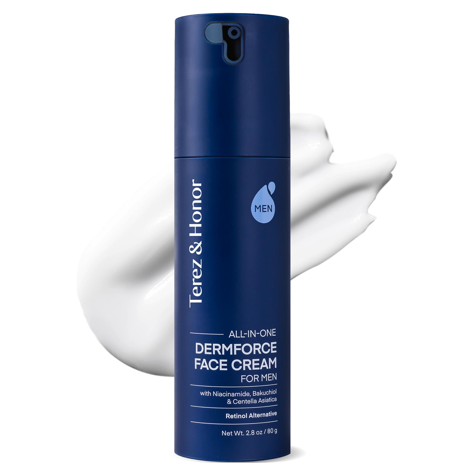 TEREZ & HONOR 6in1 face cream bottle closeup for daily hydration.