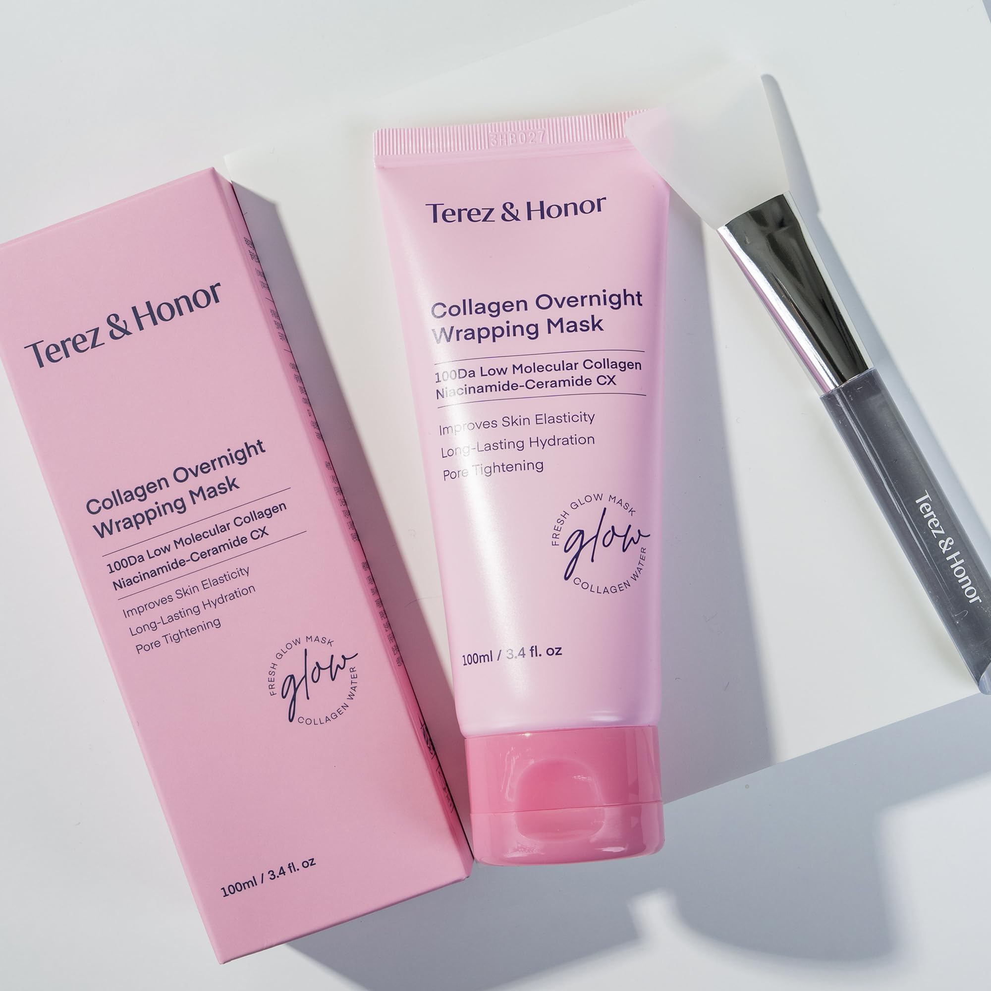 TEREZ & HONOR Collagen Night Wrap Mask peel-off reveal smoother complexion