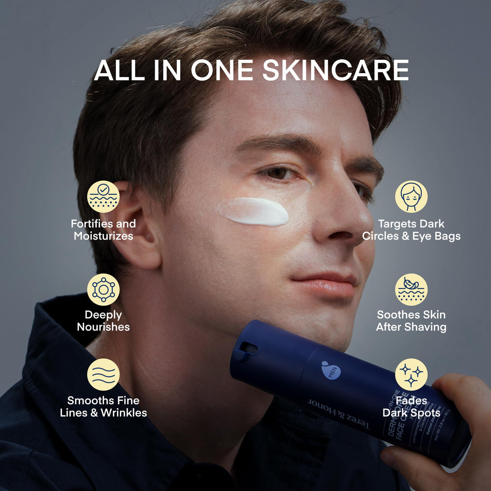 TEREZ & HONOR DermForce ingredients niacinamide and ginseng for smoother skin.