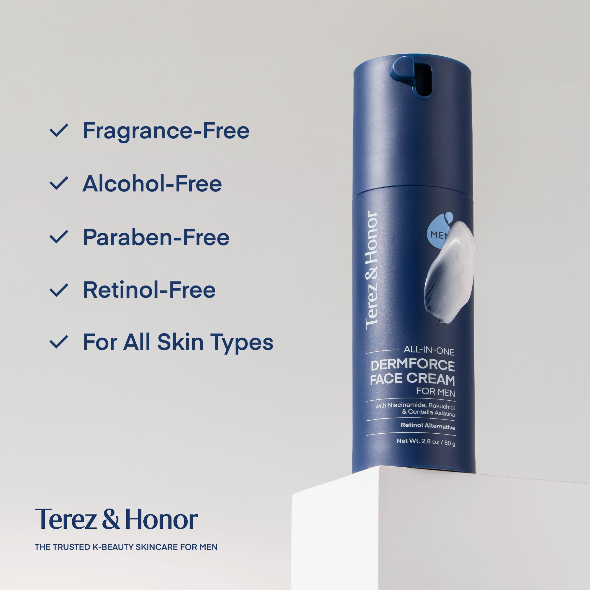 TEREZ & HONOR jojoba oil and squalane hydrate and balance skin.