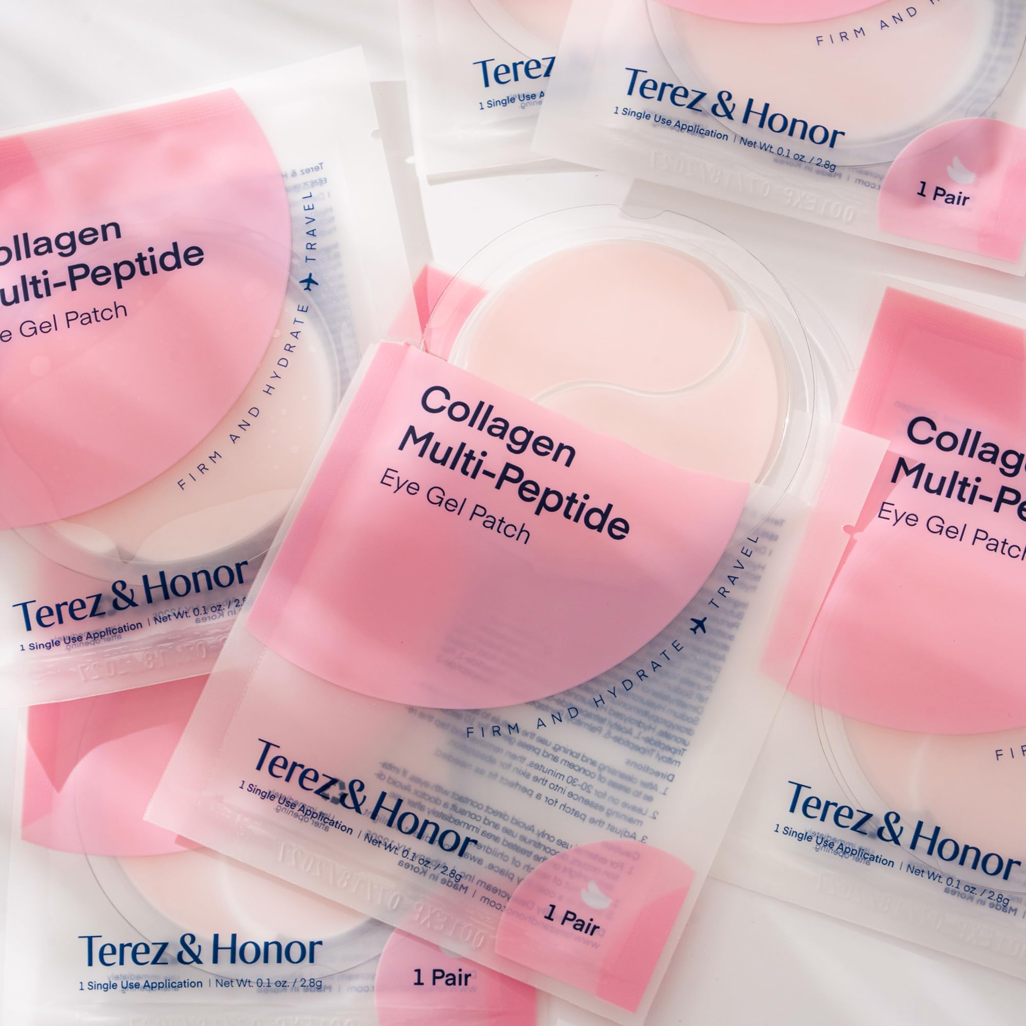 TEREZ & HONOR undereye patches provide a pampering skincare moment during busy days.