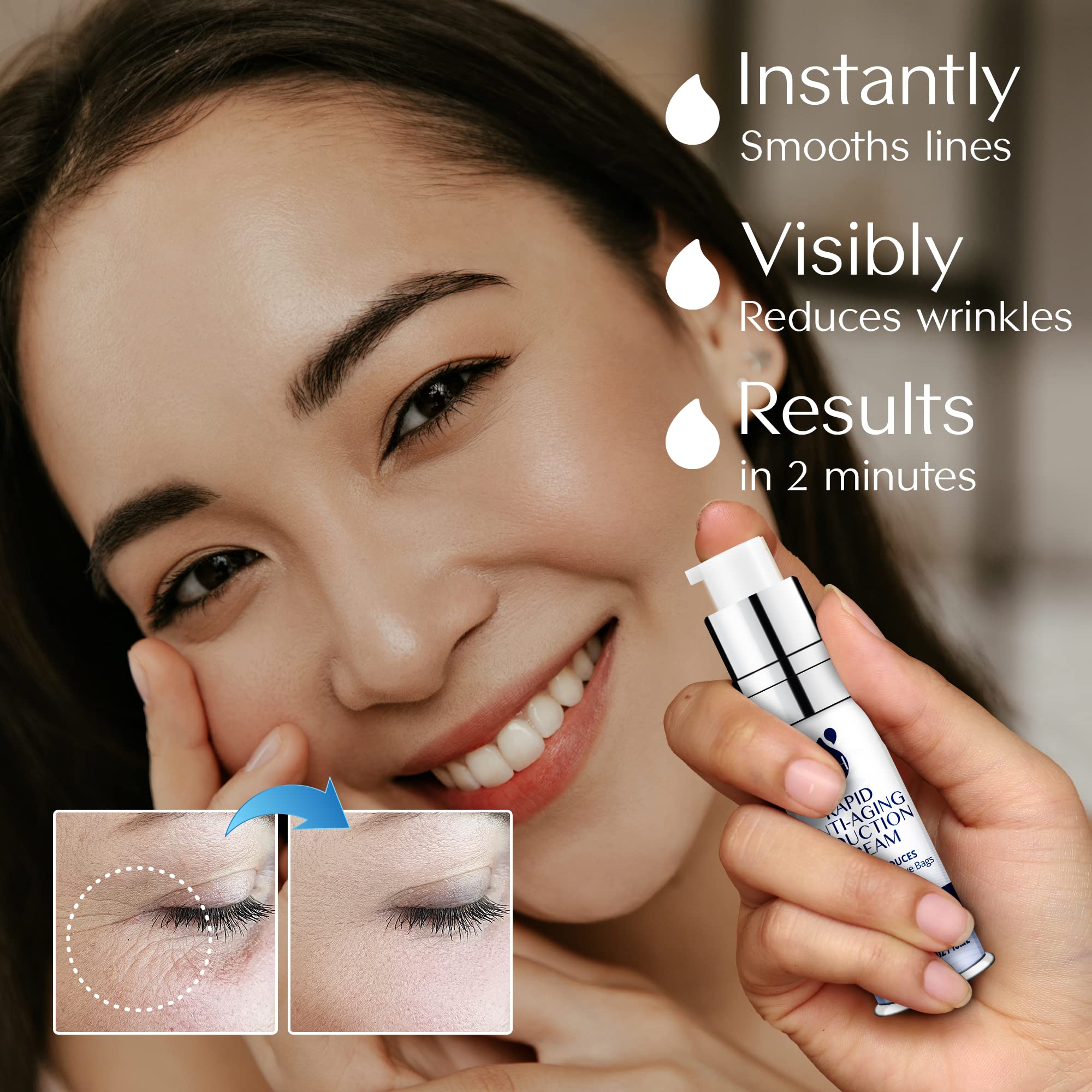 TEREZ & HONOR lightweight fast-absorbing formula shown on skin