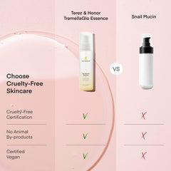 Terez & Honor TremellaGlo snow mushroom texture conveys deep hydration and dewy finish