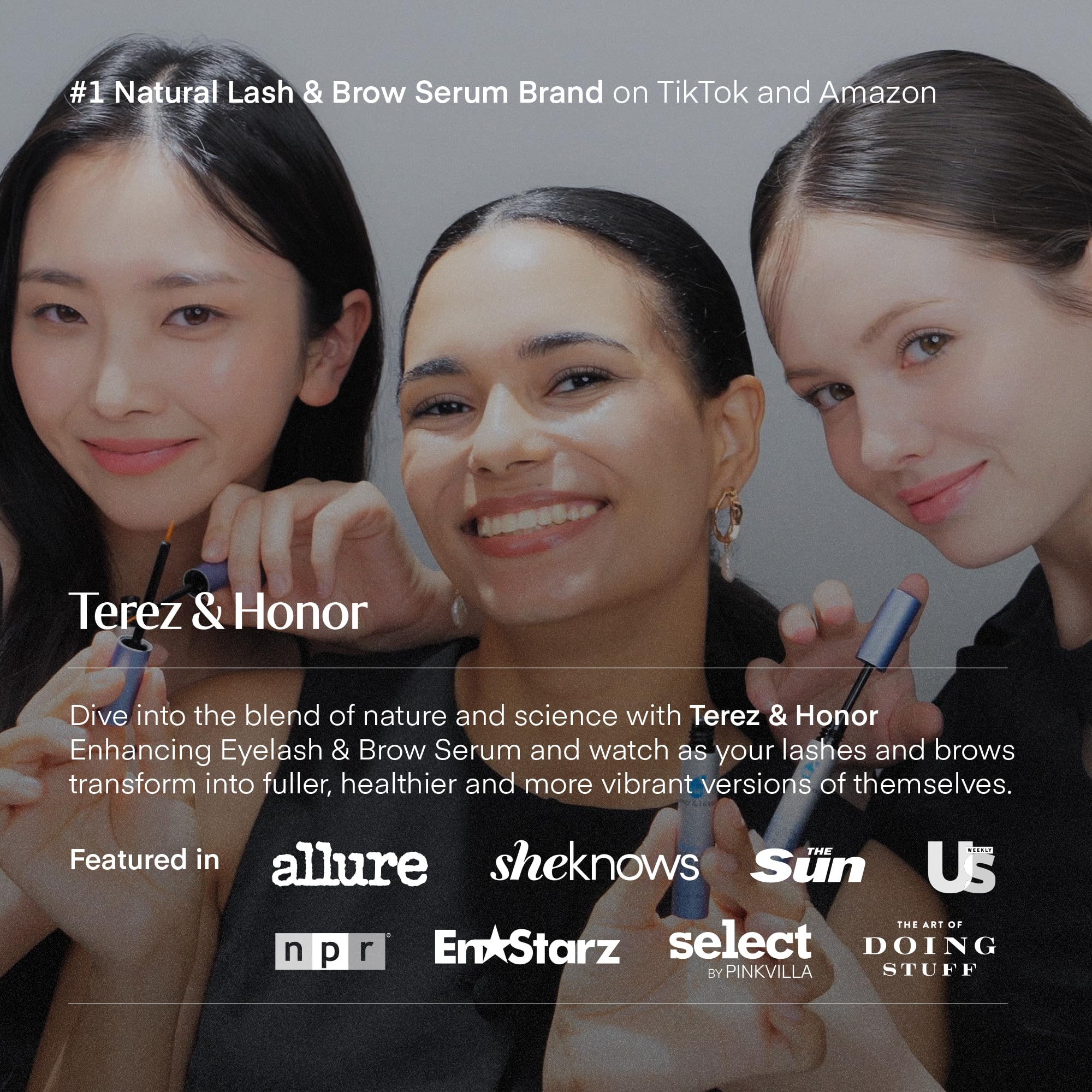 TEREZ & HONOR travel pack pouch for on-the-go lash and brow care