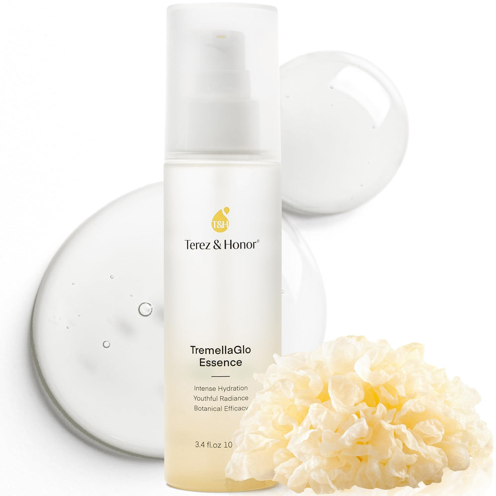 Terez & Honor TremellaGlo bottle showcases vegan hydration for all-day moisture