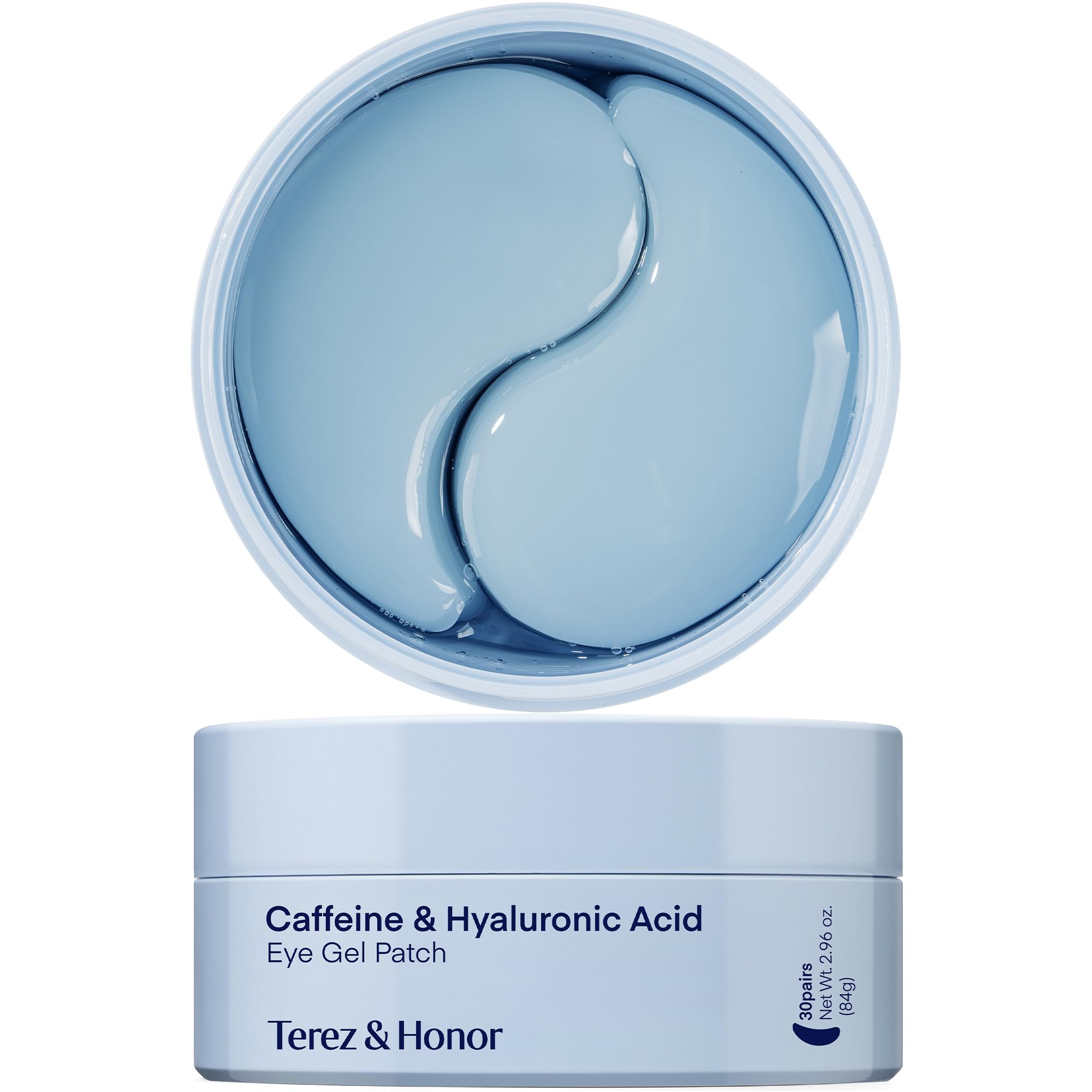 TEREZ & HONOR Under Eye Patches box front showing packaging and brightening potential.