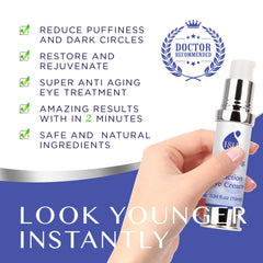 TEREZ & HONOR under-eye wrinkles visible image hints at rapid reduction potential