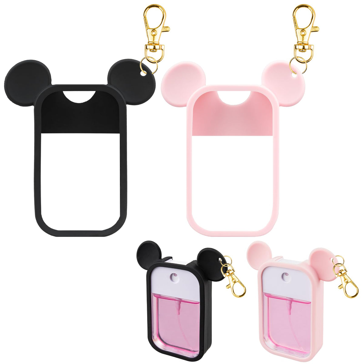 TERPINK mouse-design silicone case keeps Touchland 1 oz spray protected on-the-go