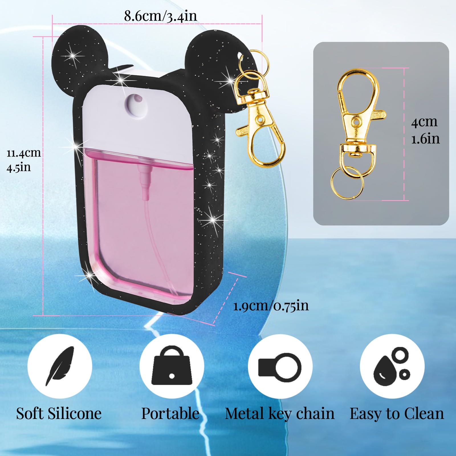 TERPINK soft-silicone material keeps the case light and flexible
