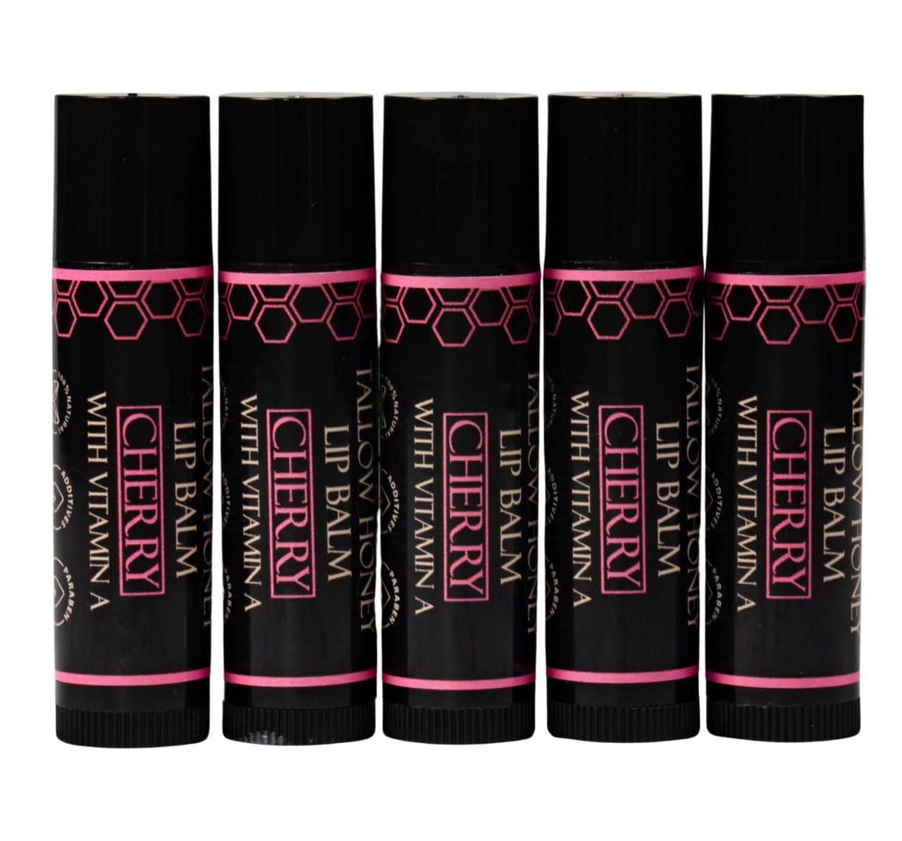 Terra Lotus lip balm tube close-up for all-day hydration on the go