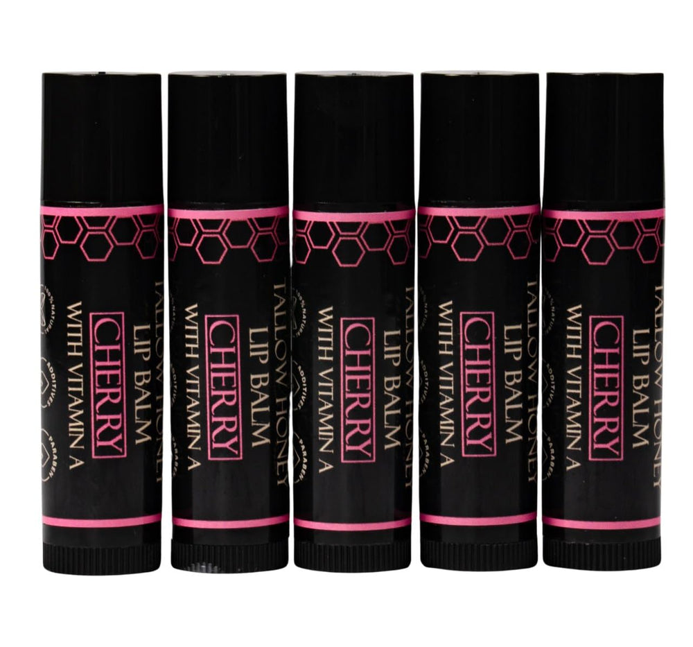 Terra Lotus lip balm tube close-up for all-day hydration on the go