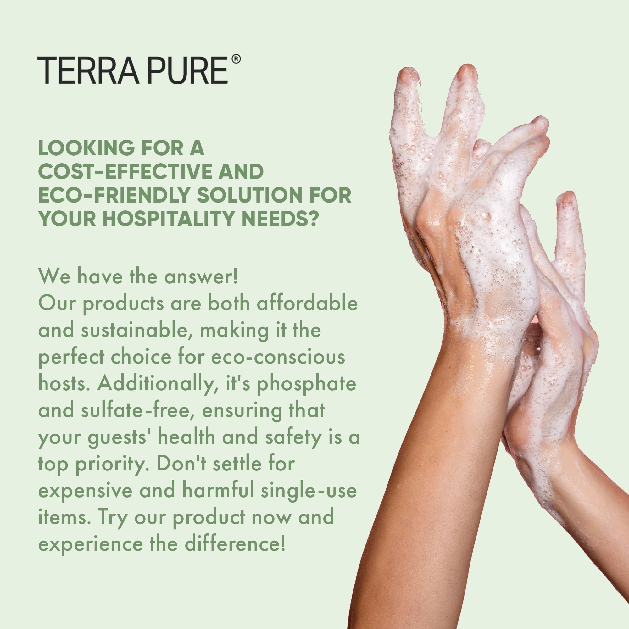 Terra Pure gallon refill with pump setup simplifies replenishment.