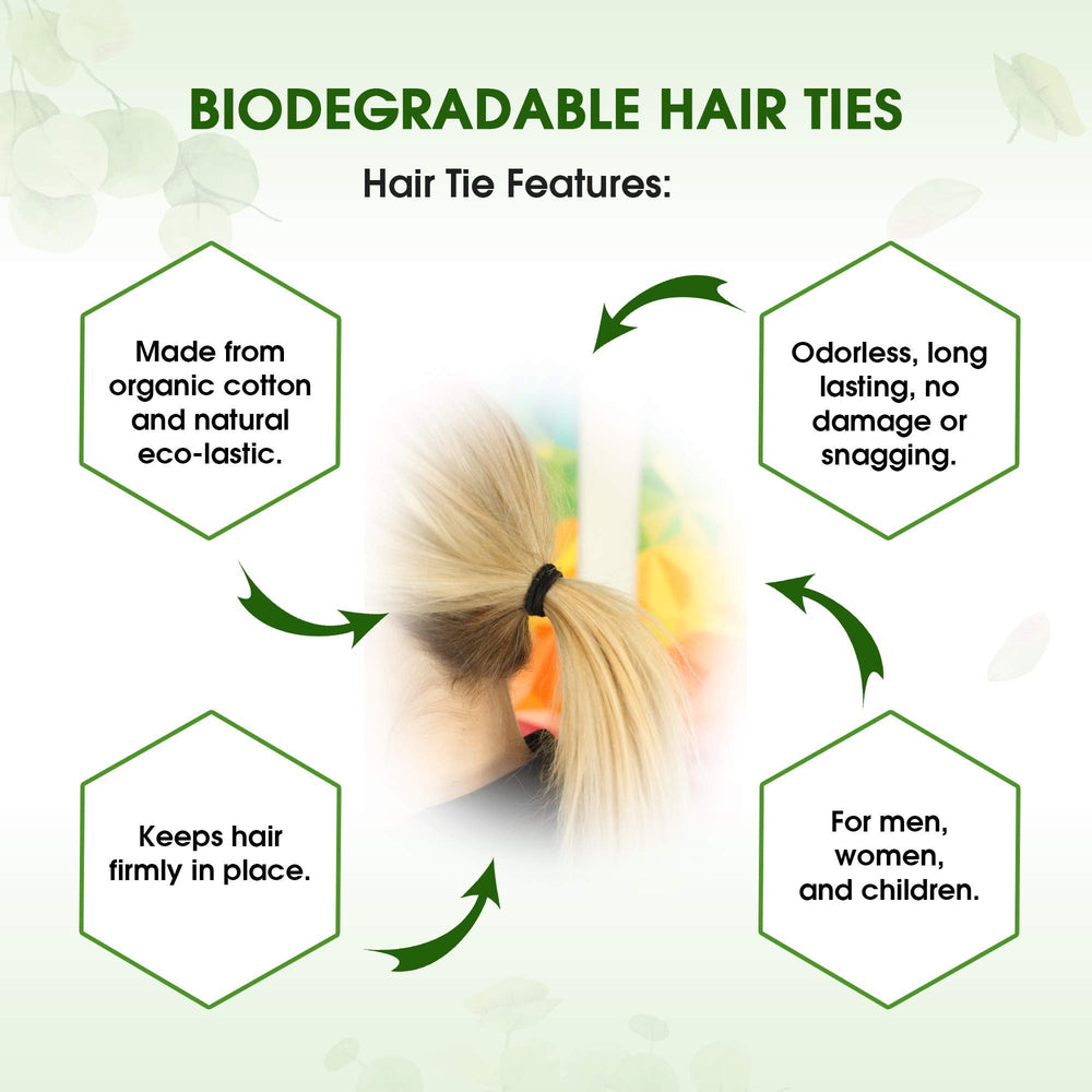 Terra Ties strong-hold ouchless hair tie ideal for thick or curly hair.