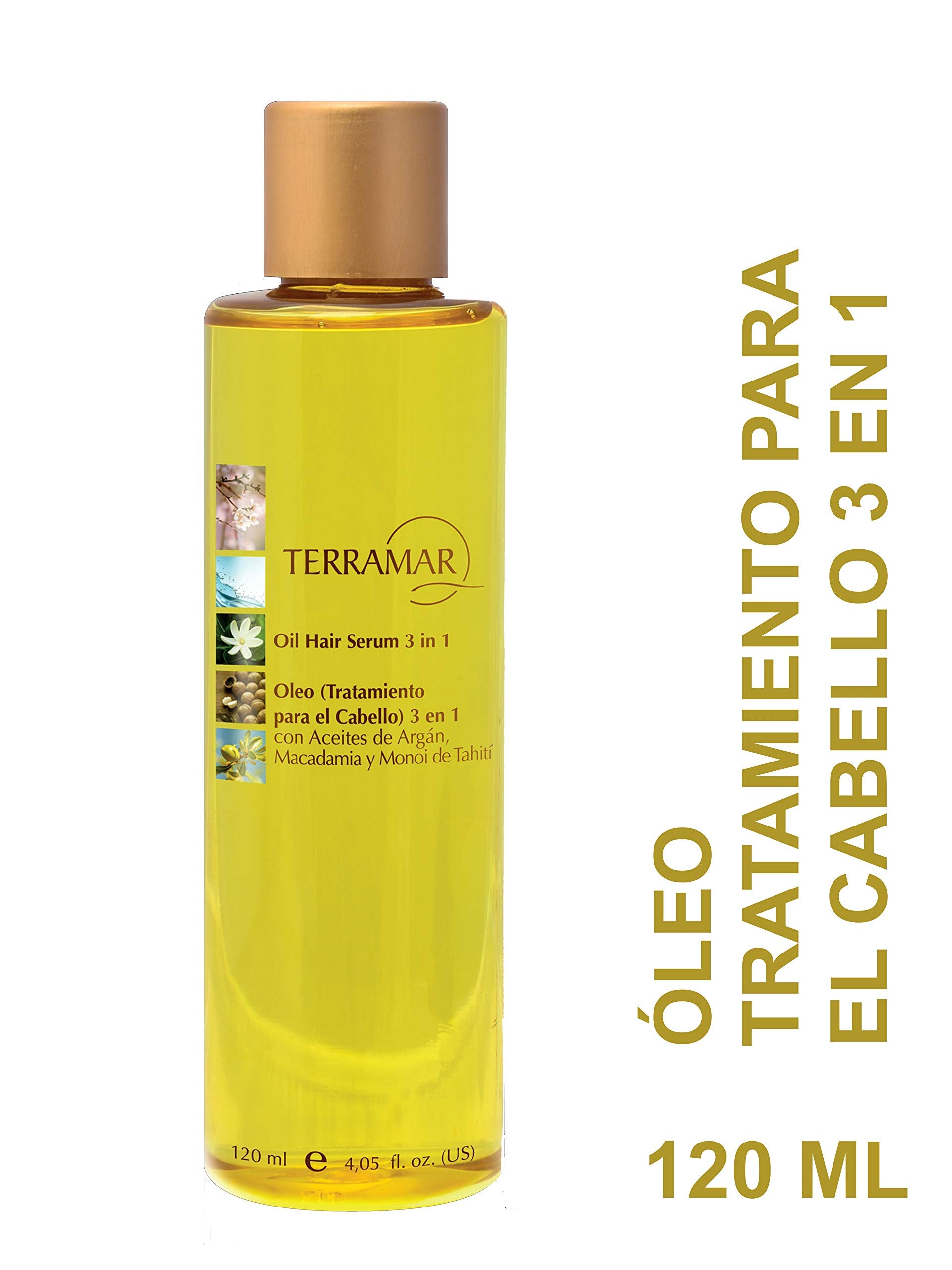 Terramar Oleo Argan Oil bottle for revitalized shine and smooth hair