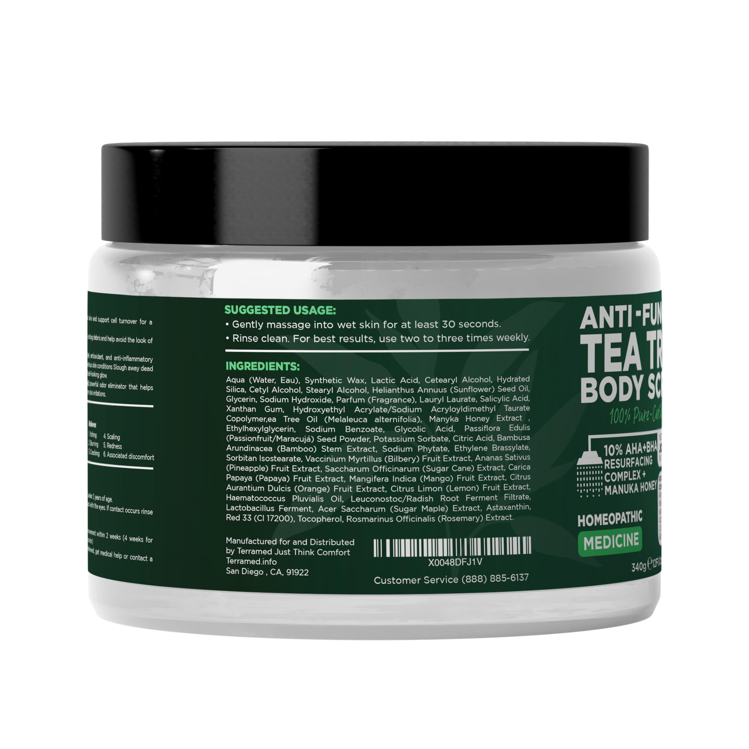 Terramed Just Think Comfort for athletes helps control odor and skin comfort.