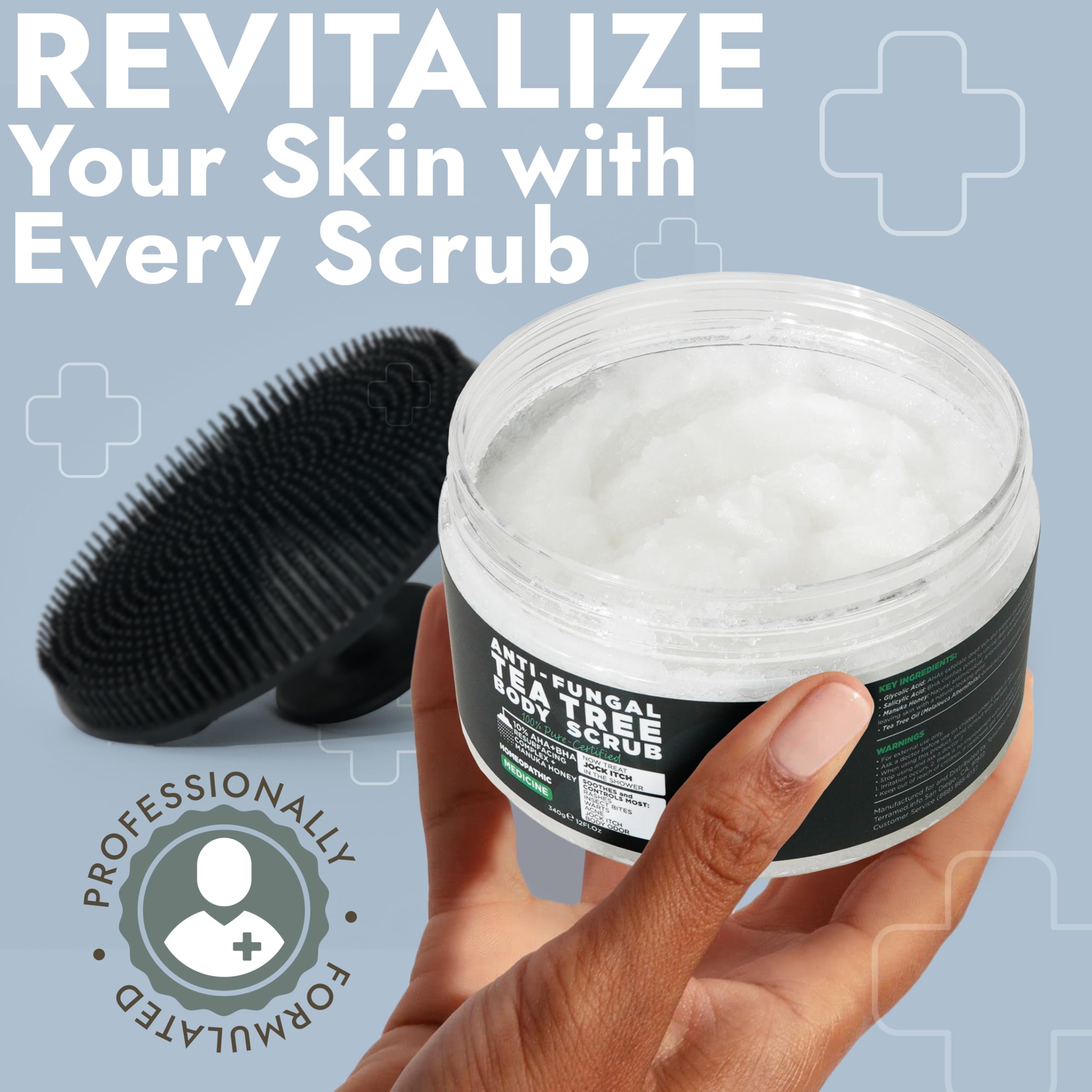 Terramed Just Think Comfort packaging emphasizes cruelty-free, adult-friendly antifungal care.